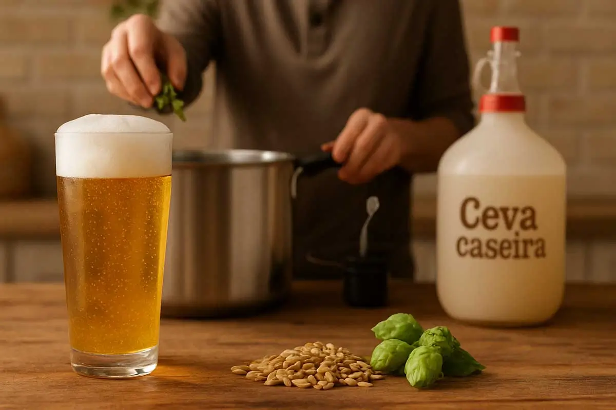 Cerveja pilsen artesanal